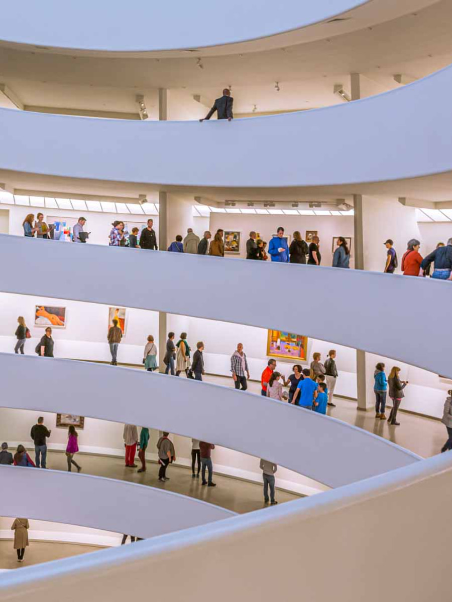 Inside of Guggenheim Museum, NYC Inside of Guggenheim Museum, NYC