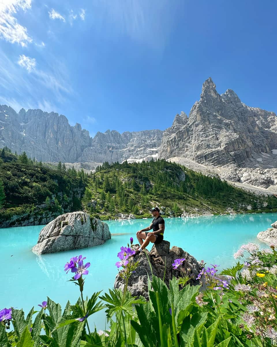 Lago di Sorapiss, Cortina d'Ampezzo Lago di Sorapiss, Cortina d'Ampezzo