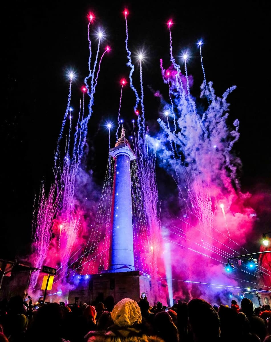 New Year Fireworks, Baltimore New Year Fireworks, Baltimore