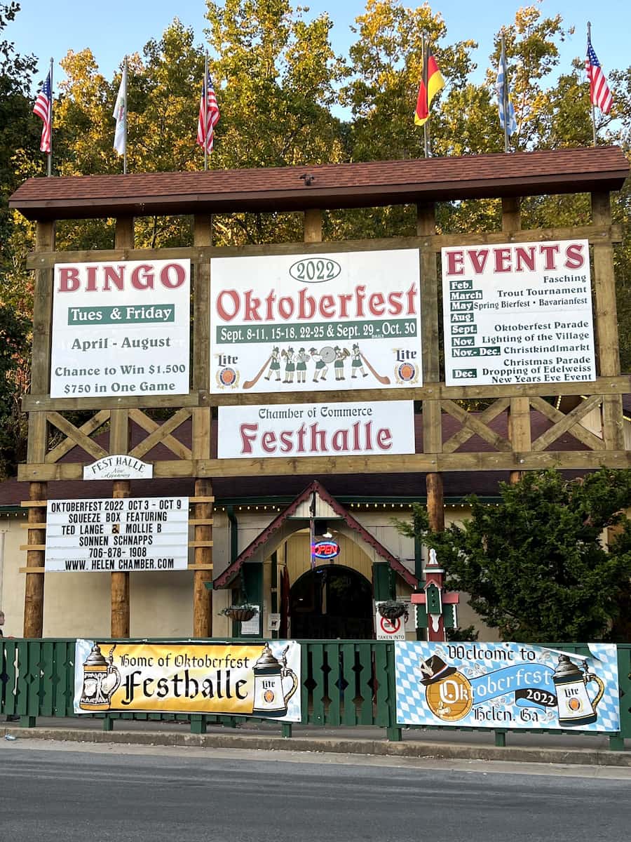 Oktoberfest in Downtown, Helen Oktoberfest in Downtown, Helen