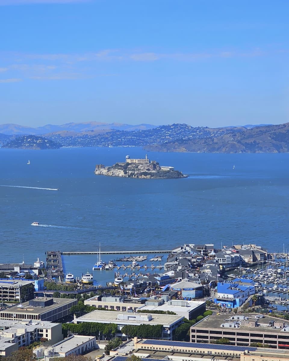 Panoramic views from Coit Tower, San Francisco Panoramic views from Coit Tower, San Francisco