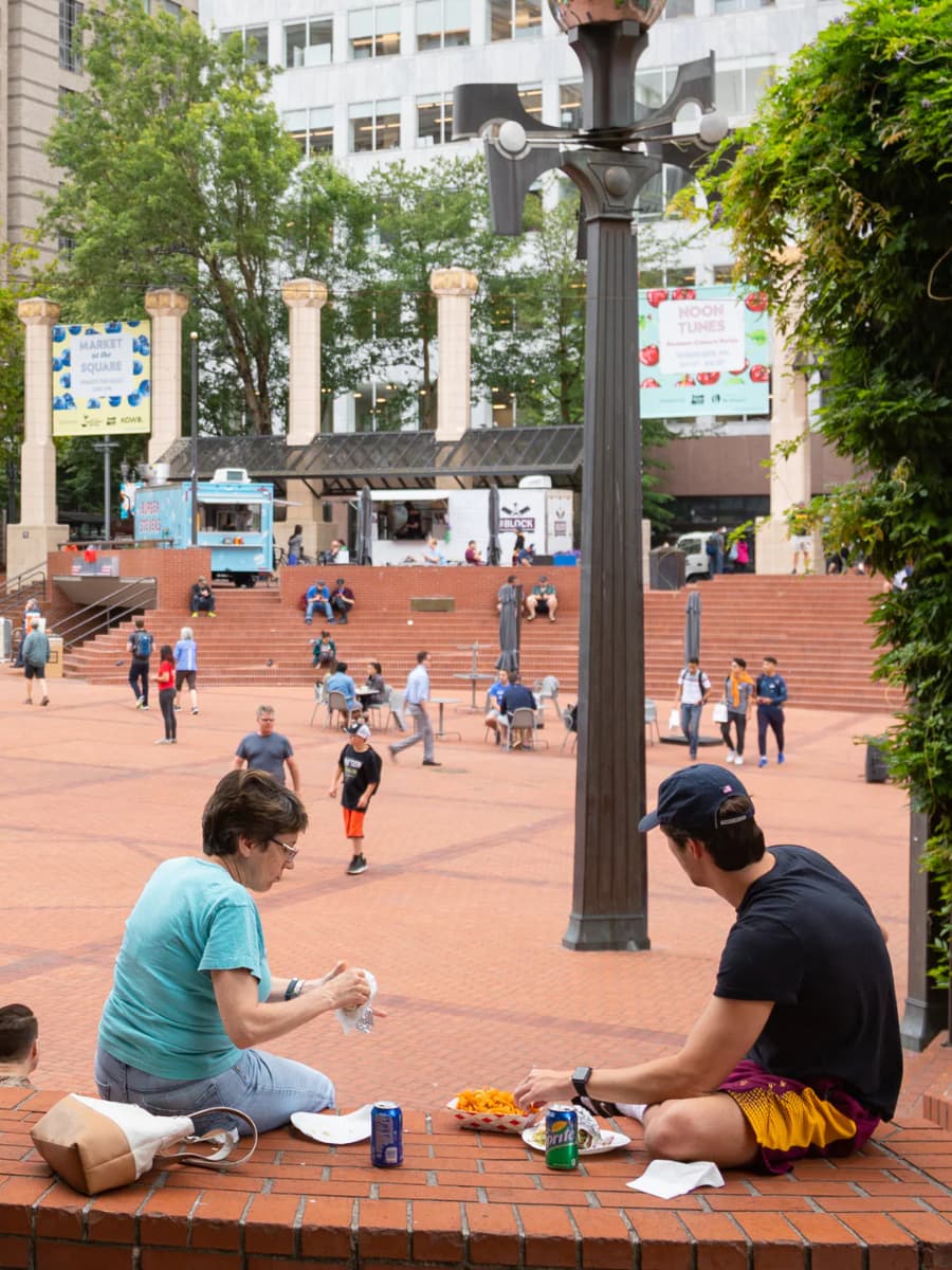 Pioneer Courthouse Square, Portland Pioneer Courthouse Square, Portland