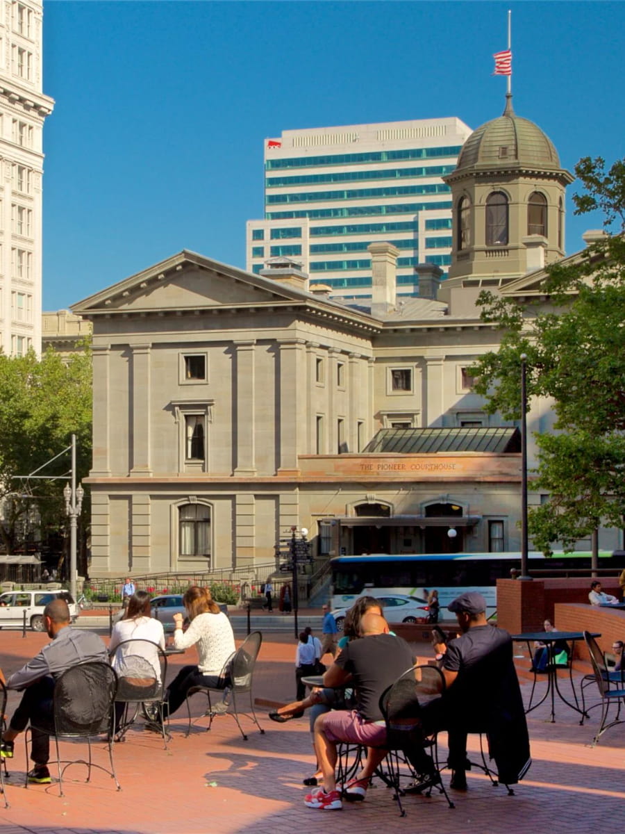 Pioneer Courthouse Square, Portland Pioneer Courthouse Square, Portland