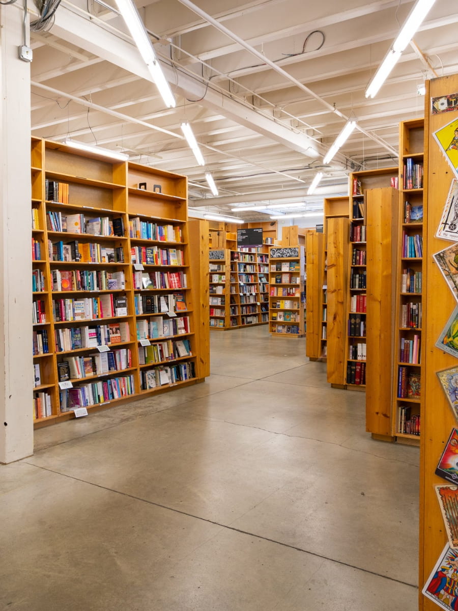 Inside of Powell's City of Books, Portland Inside of Powell's City of Books, Portland