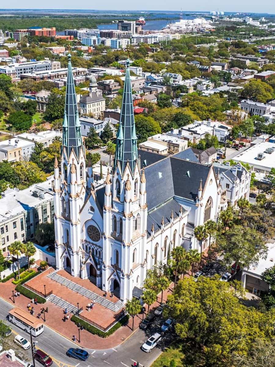 The Cathedral Basilica of St. John the Baptist, Georgia, US The Cathedral Basilica of St. John the Baptist, Georgia, US