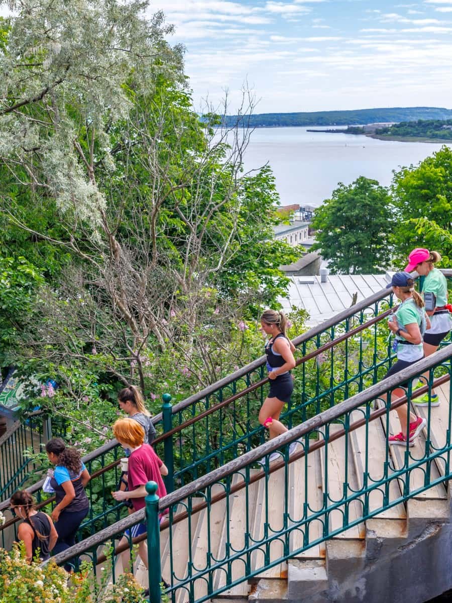 The Défi Escaliers Quebec, Quebec City The Défi Escaliers Quebec, Quebec City