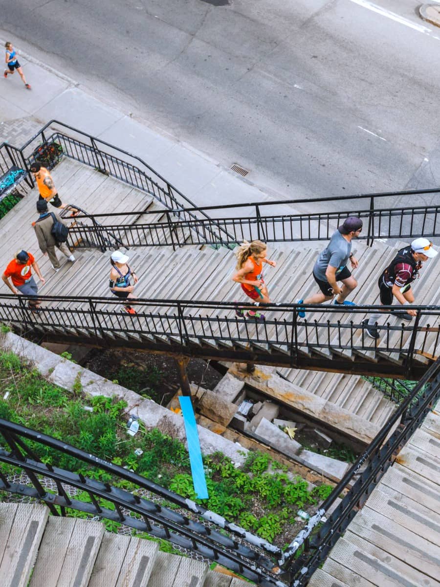 The Défi Escaliers Quebec, Quebec City The Défi Escaliers Quebec, Quebec City