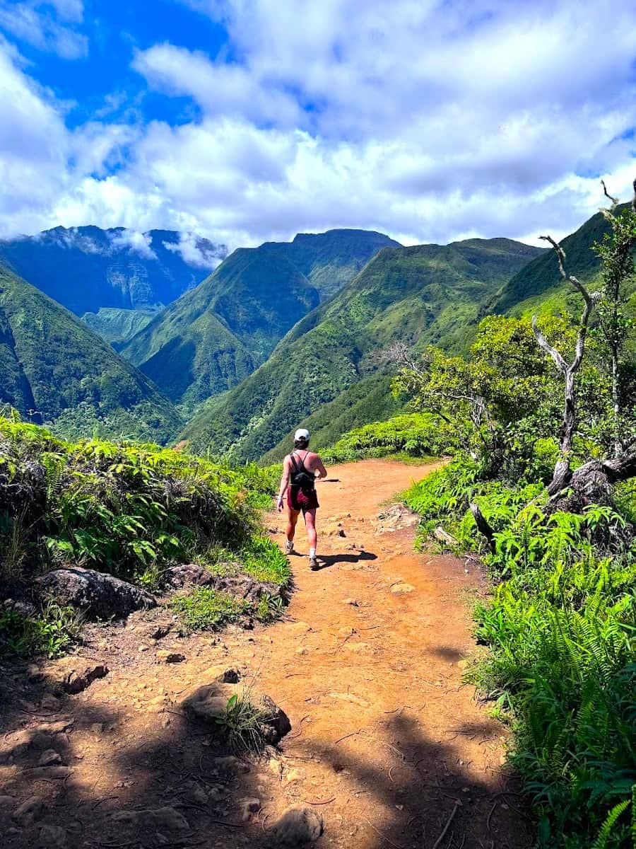 The Waihee Ridge Trail, Maui The Waihee Ridge Trail, Maui