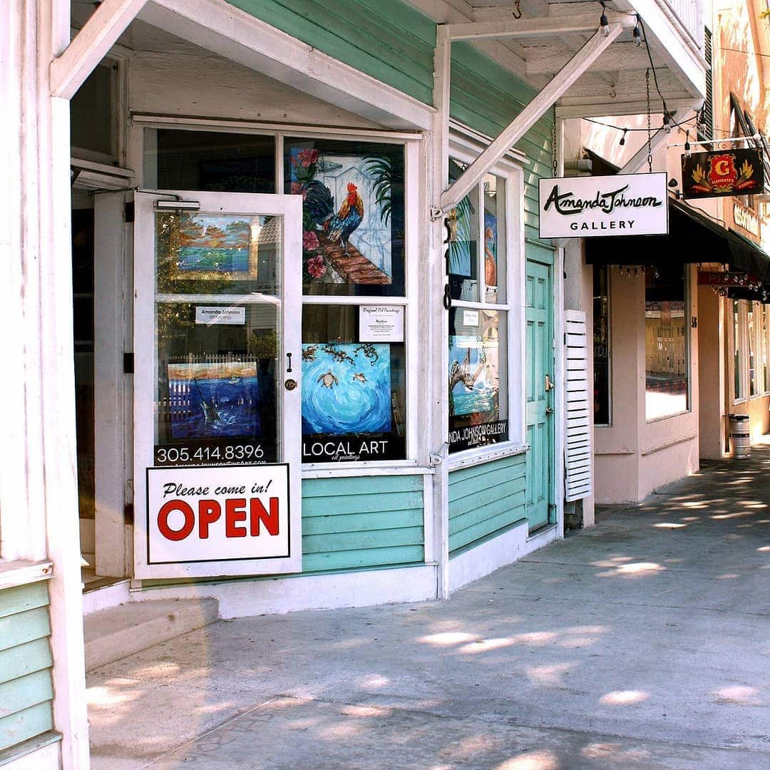 Window Shopping Art Galleries, Key West Window Shopping Art Galleries, Key West