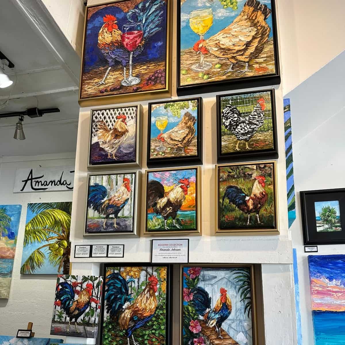 Window Shopping Art Galleries, Key West Window Shopping Art Galleries, Key West