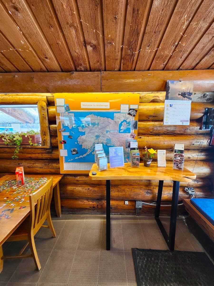 Inside of Anchorage Visitor Center, Anchorage Inside of Anchorage Visitor Center, Anchorage