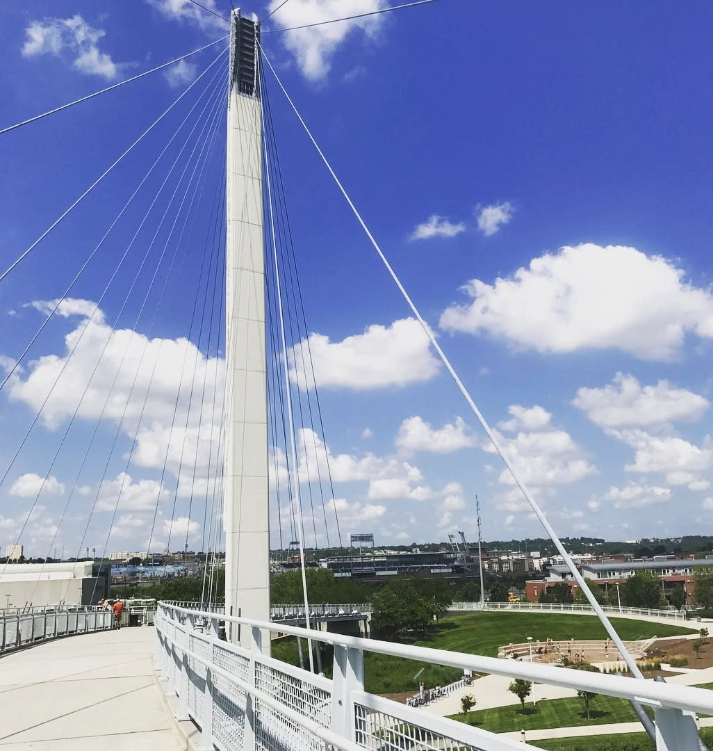 Bob Kerrey Pedestrian Bridge Walking, Omaha Bob Kerrey Pedestrian Bridge Walking, Omaha