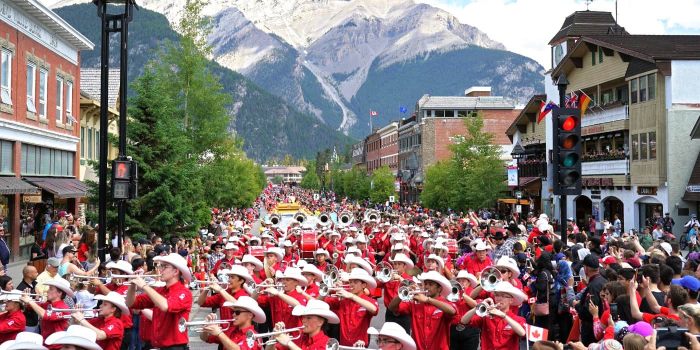 Canada Day Celebrations, Banff, Alberta Canada Day Celebrations, Banff, Alberta