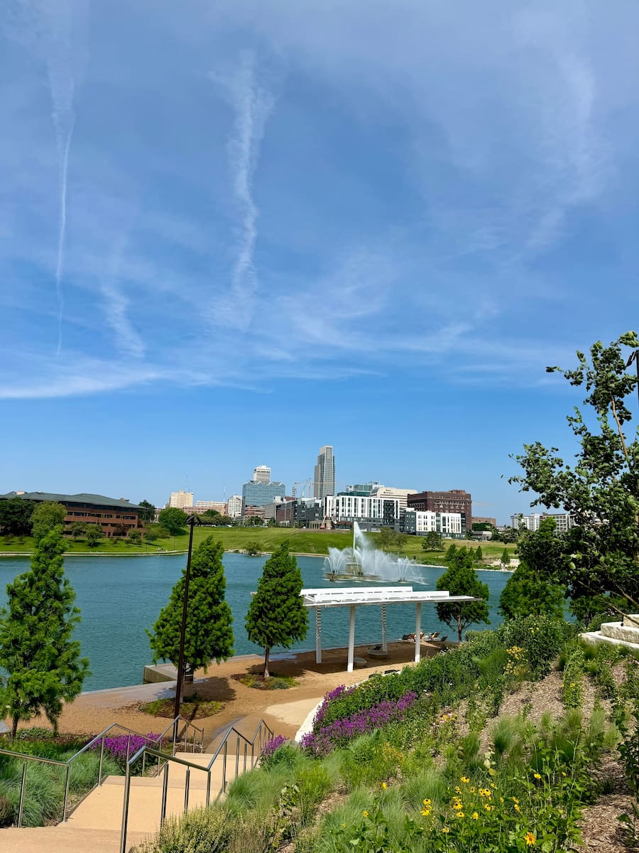 Heartland of America Park Lake Walk, Omaha Heartland of America Park Lake Walk, Omaha