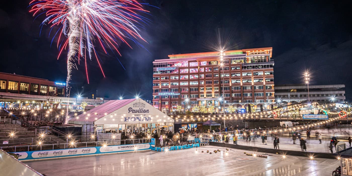 Ice at Canalside, Buffalo, NY Ice at Canalside, Buffalo, NY