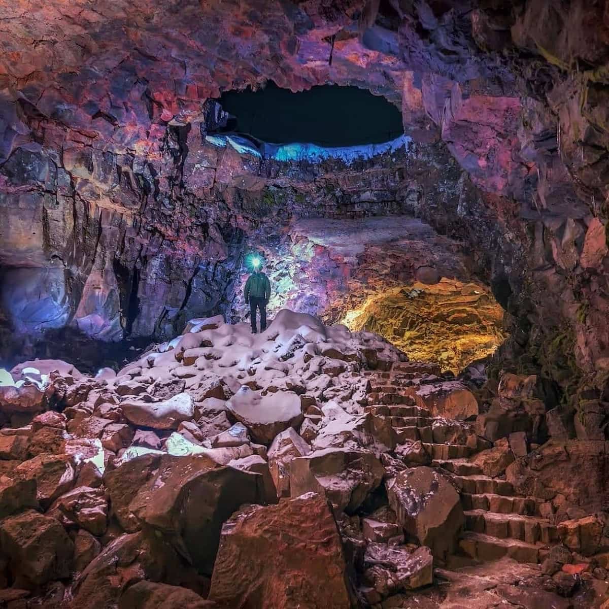 Lava Tunnel, Iceland Lava Tunnel, Iceland