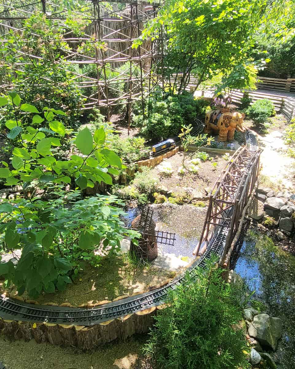 Model Railroad Garden at Lauritzen Gardens, Omaha Model Railroad Garden at Lauritzen Gardens, Omaha