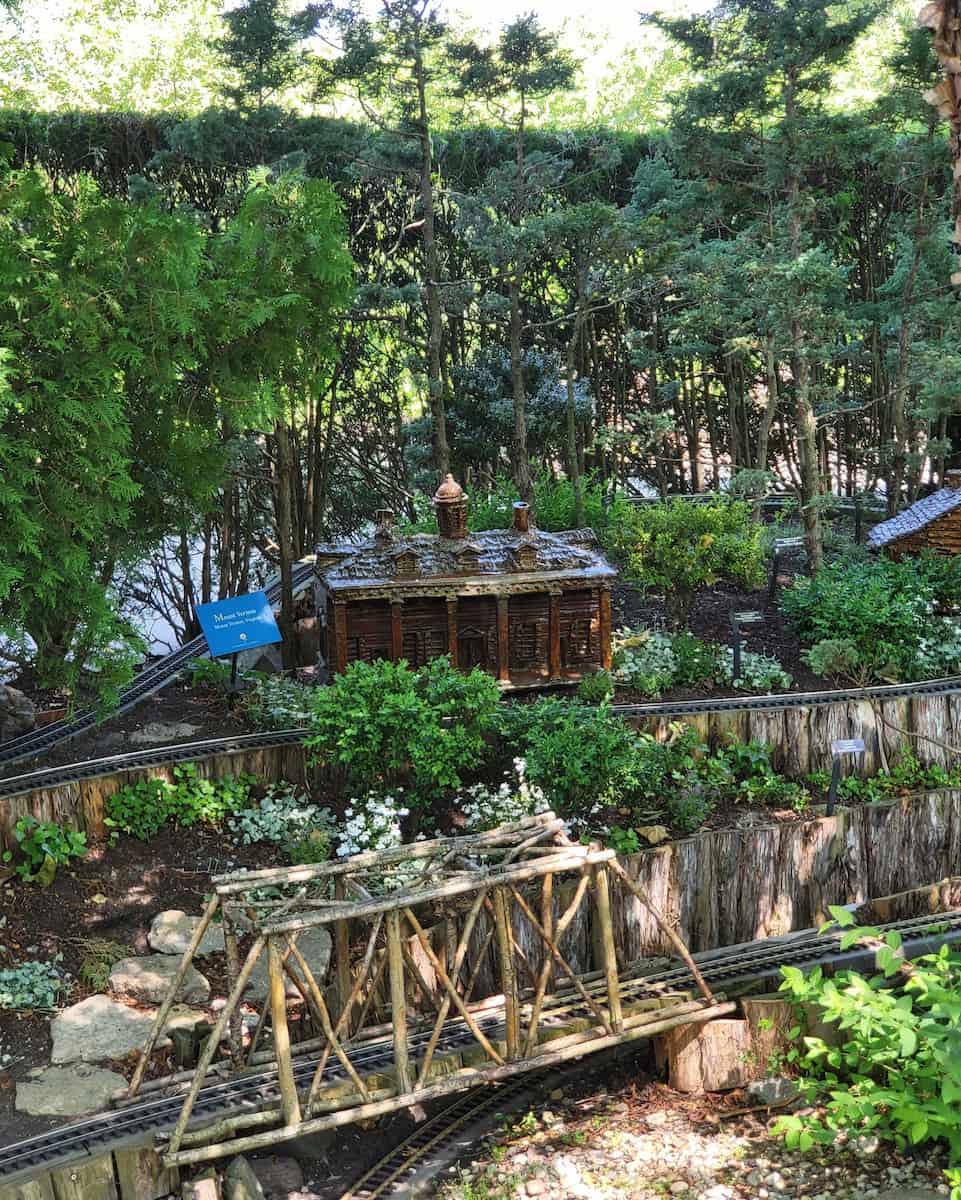 Model Railroad Garden at Lauritzen Gardens, Omaha Model Railroad Garden at Lauritzen Gardens, Omaha
