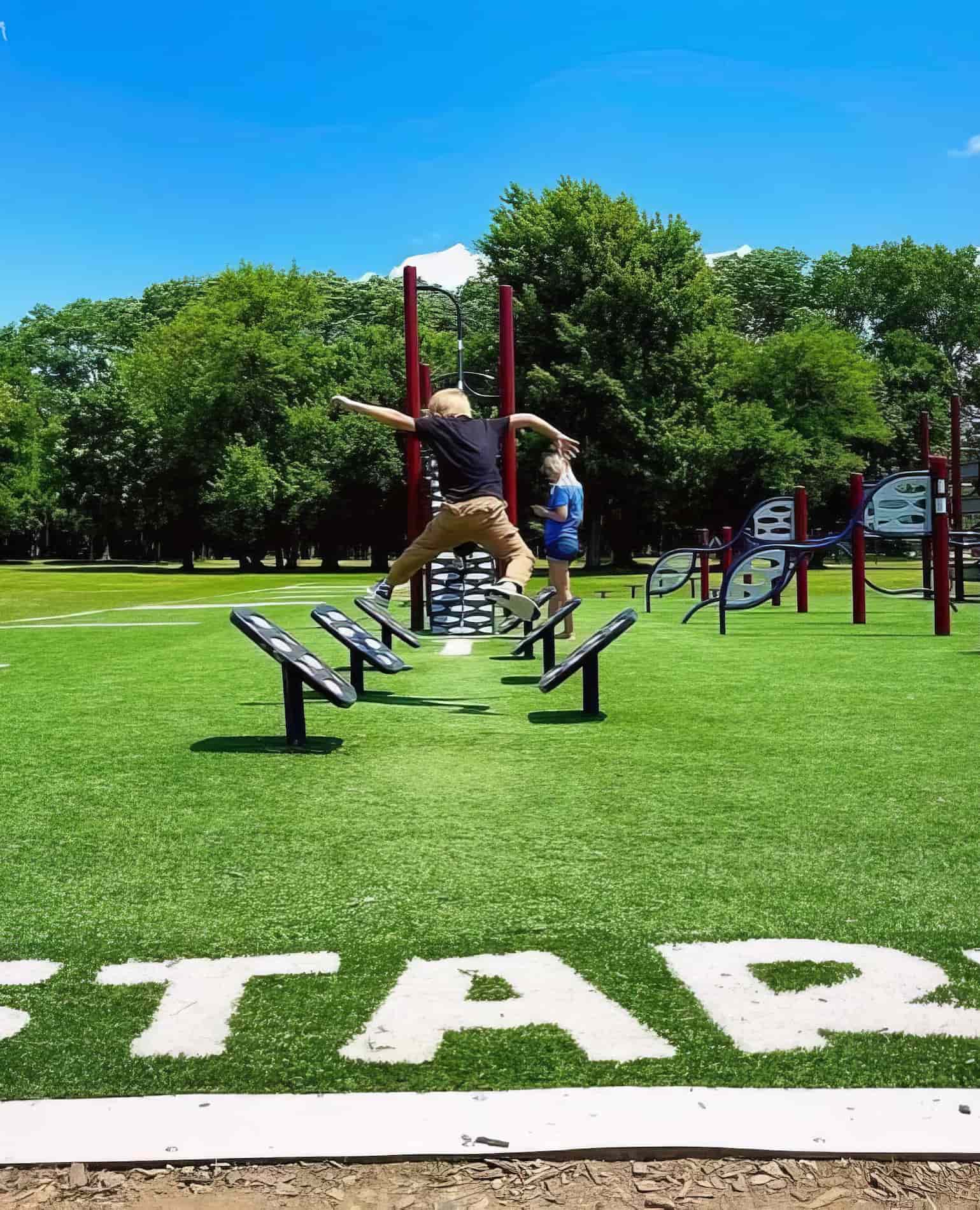 Ninja Warrior Course at Nike Park Ninja Warrior Course at Nike Park