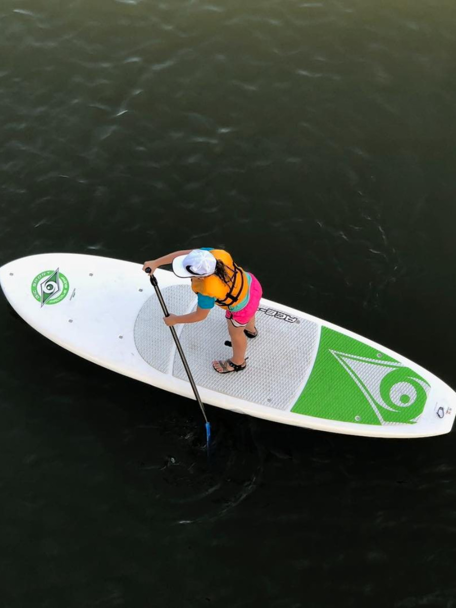 Paddle Boarding on the Brazos River, Waco, TX Paddle Boarding on the Brazos River, Waco, TX