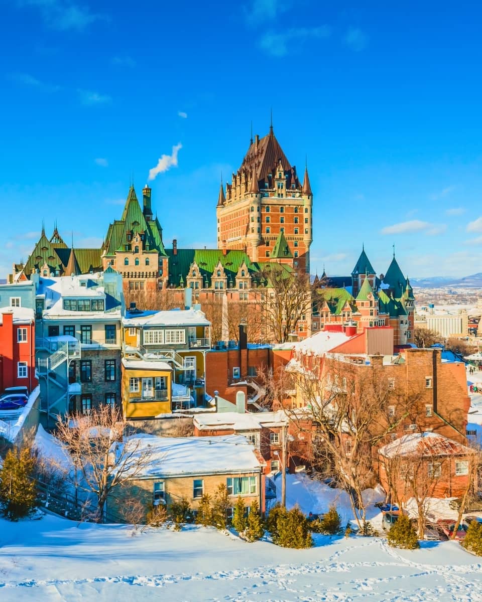 Quebec in winter Quebec in winter