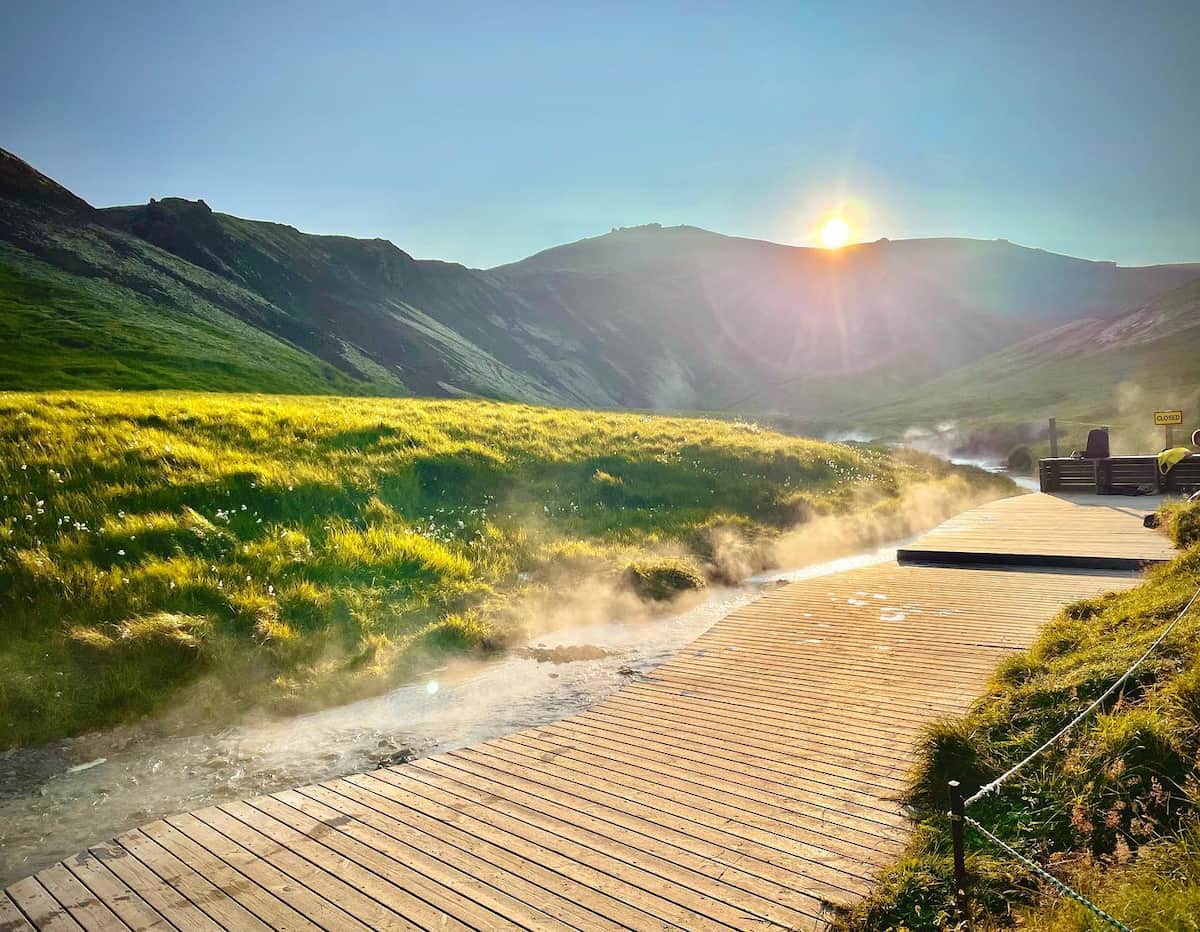 Reykjadalur Hot River, Iceland Reykjadalur Hot River, Iceland