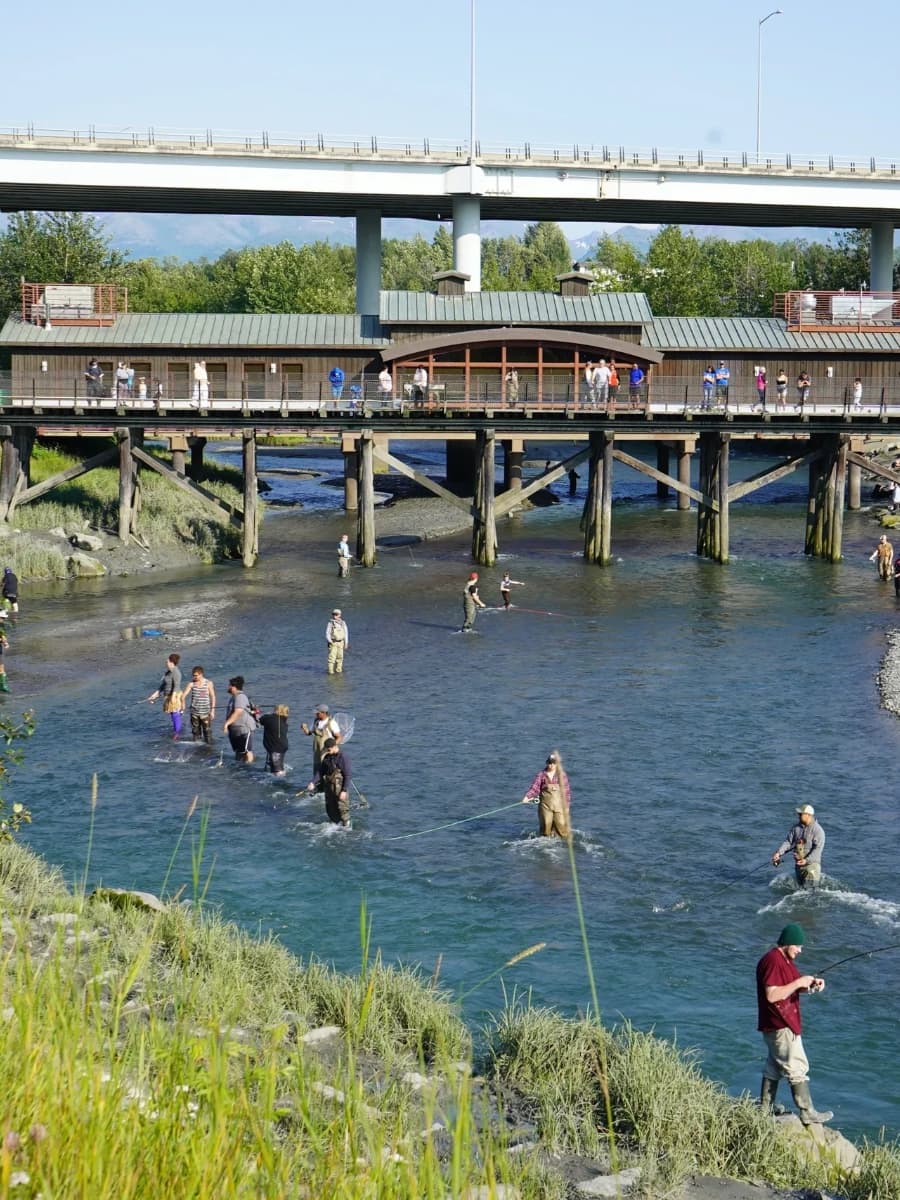 Ship creek, Anchorage Ship creek, Anchorage