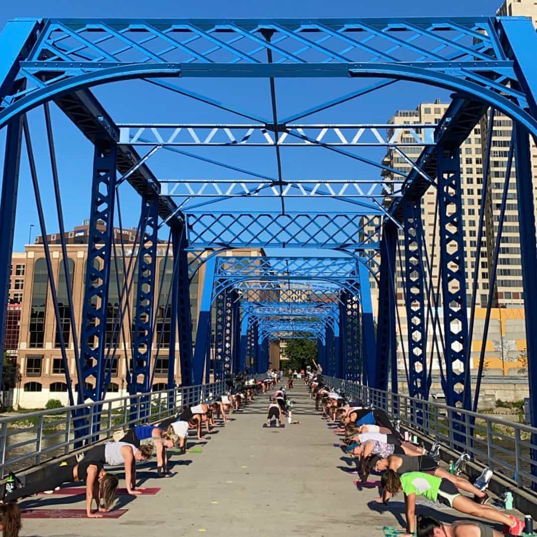 The Blue Bridge, Grand Rapids The Blue Bridge, Grand Rapids