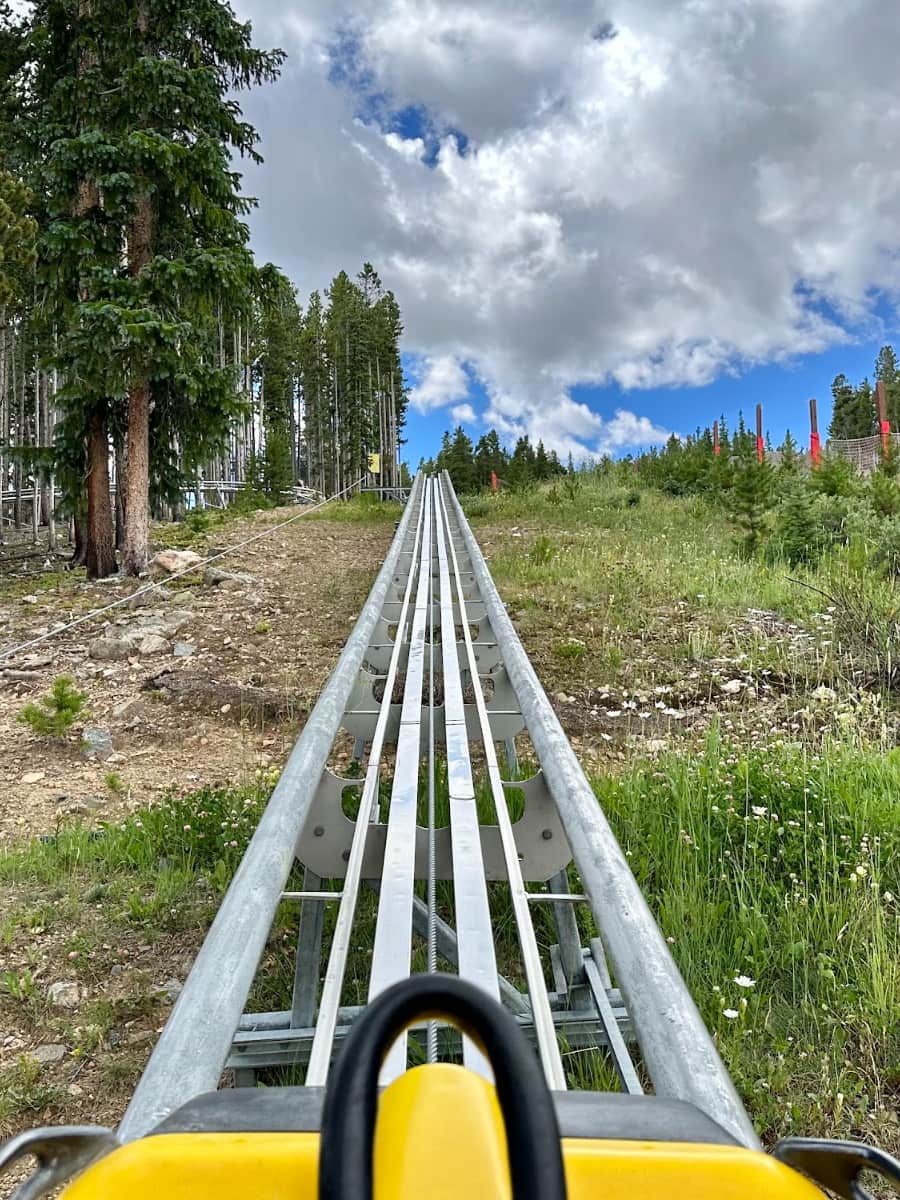 The Gold Runner Alpine Coaster, Breckenridge The Gold Runner Alpine Coaster, Breckenridge