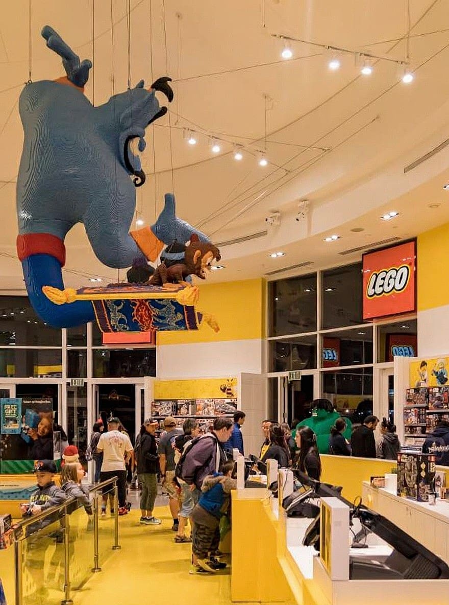 Inside of The LEGO Store, Orange County, California Inside of The LEGO Store, Orange County, California