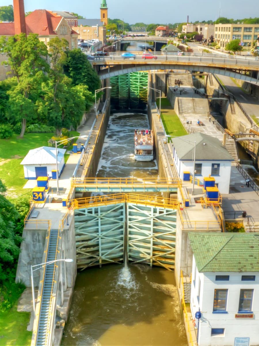 The Lockport Locks, NY The Lockport Locks, NY