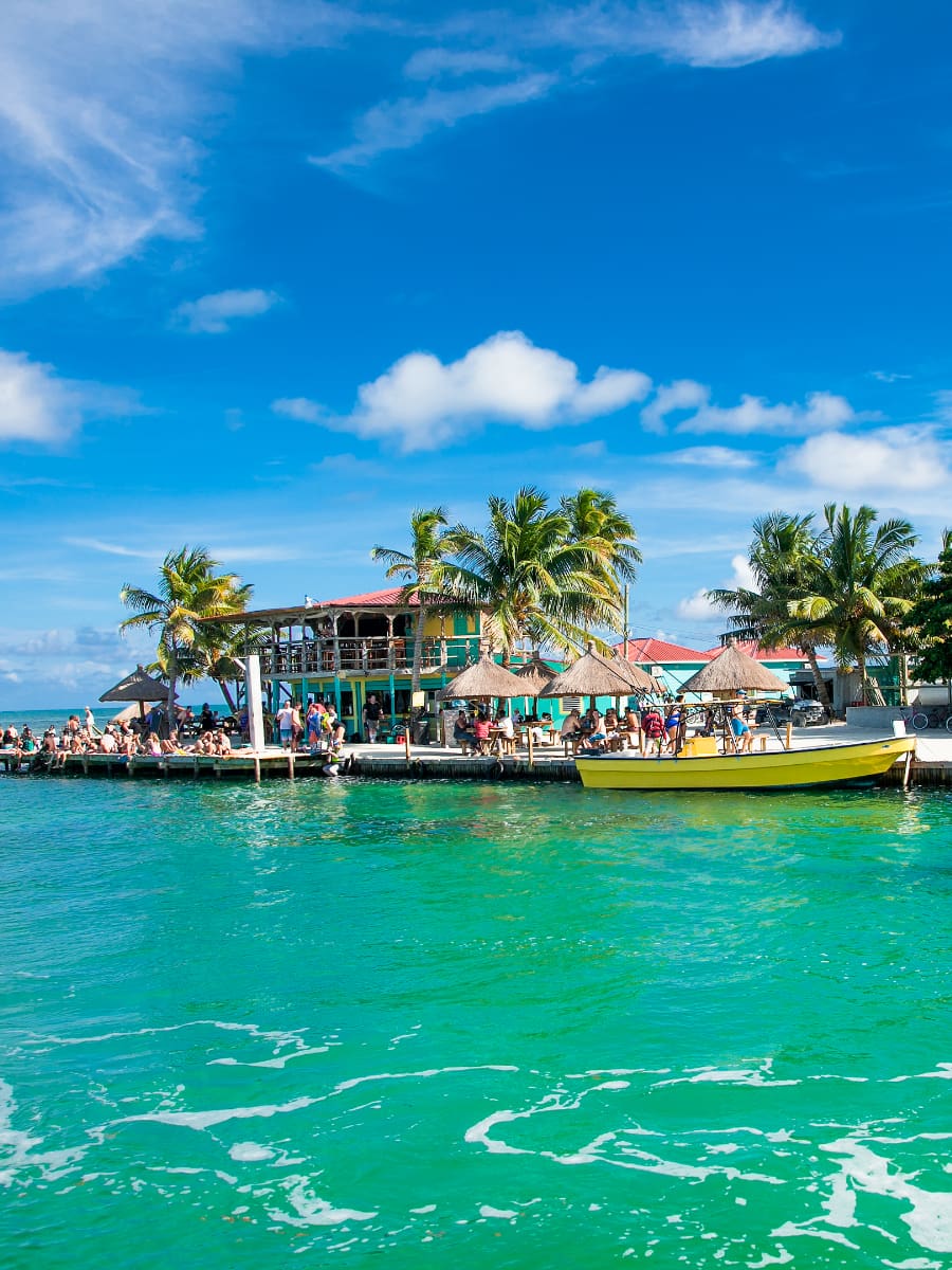 The Split on Caye Caulker, Belize The Split on Caye Caulker, Belize