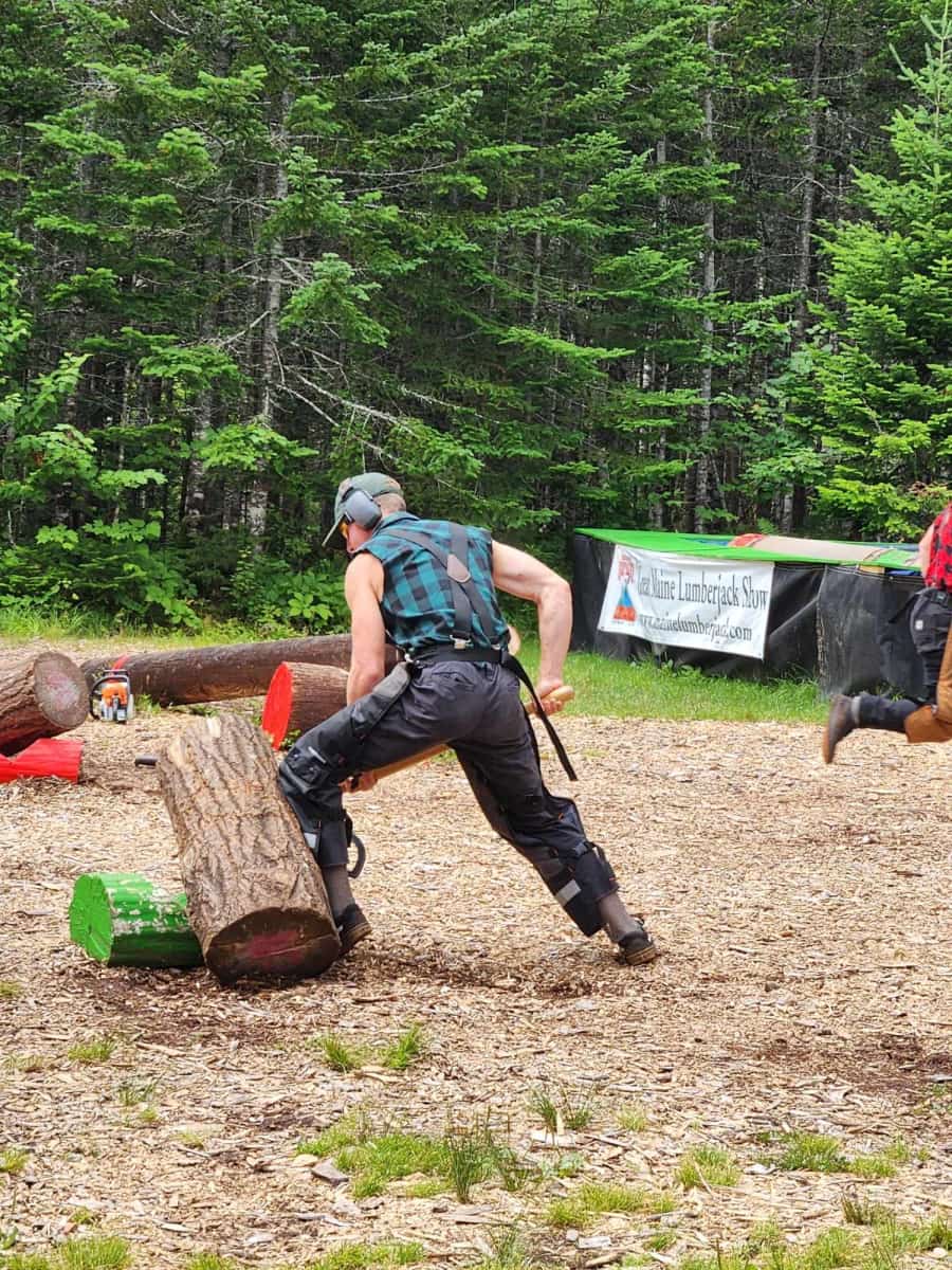 Timber Tina's Great Maine Lumberjack Show, Bar Harbor, Maine Timber Tina's Great Maine Lumberjack Show, Bar Harbor, Maine